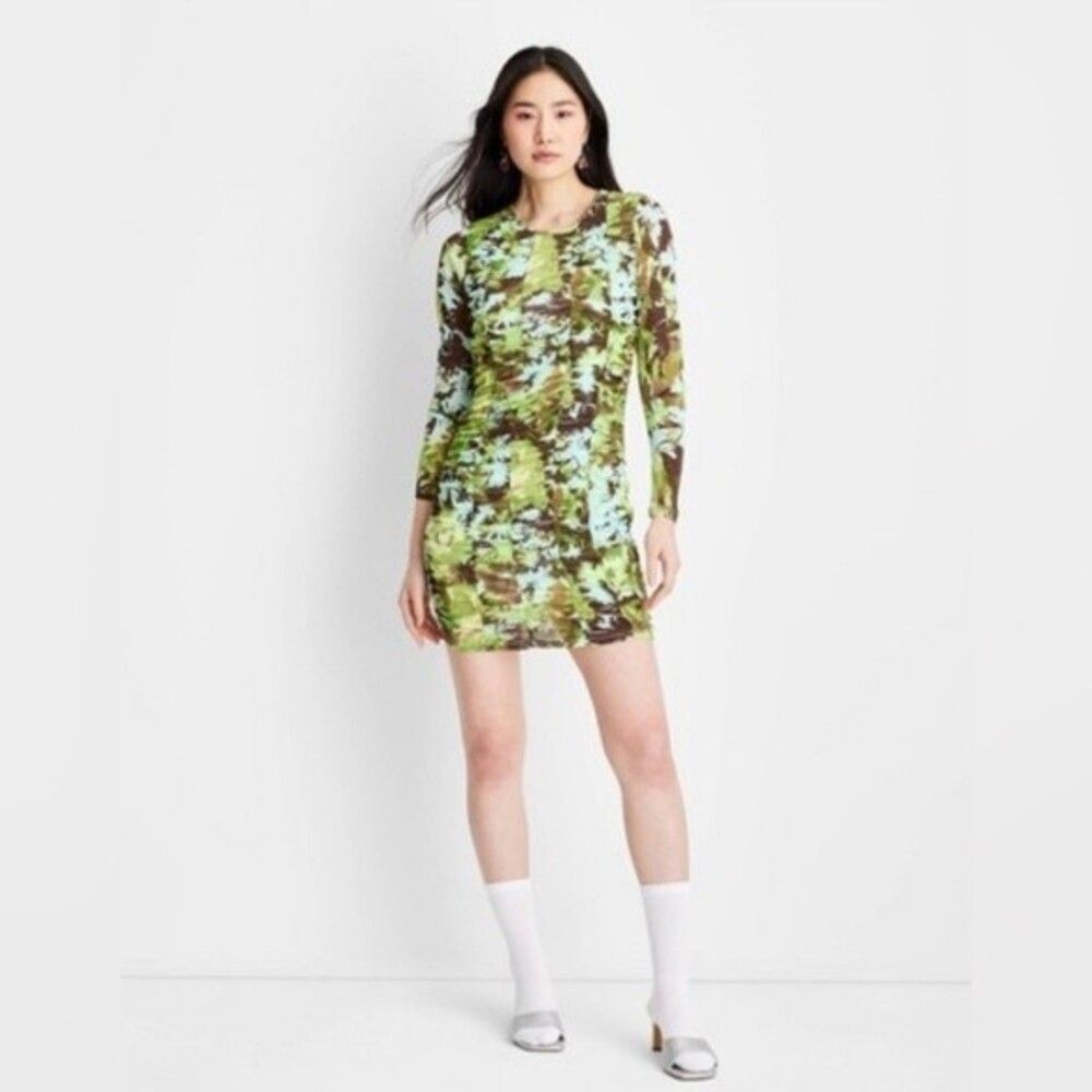 Future Collective Gabriella Karefa Johnson Camo Stretch Dress XL